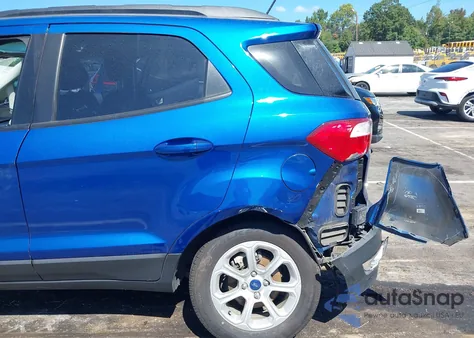 2022 Ford Ecosport Se z USA, uszkodzony, nr VIN MAJ6S3GL3NC467107